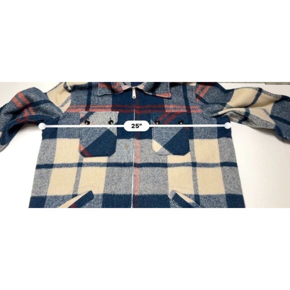 Vintage Mackinaw Woolens plaid wool jacket. Unsized. - Picture 7 of 11